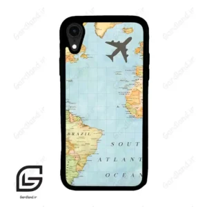 قاب گوشی آیفون ایکس آر (Iphone XR ) طرح نقشه کد 2243