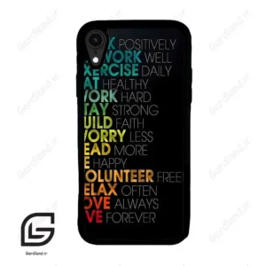 قاب گوشی آیفون ایکس آر (Iphone XR ) طرح متن کد 2332