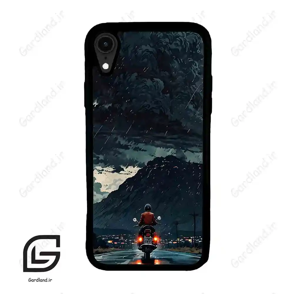 قاب گوشی آیفون ایکس آر (Iphone XR ) طرح موتورسوار کد 2342
