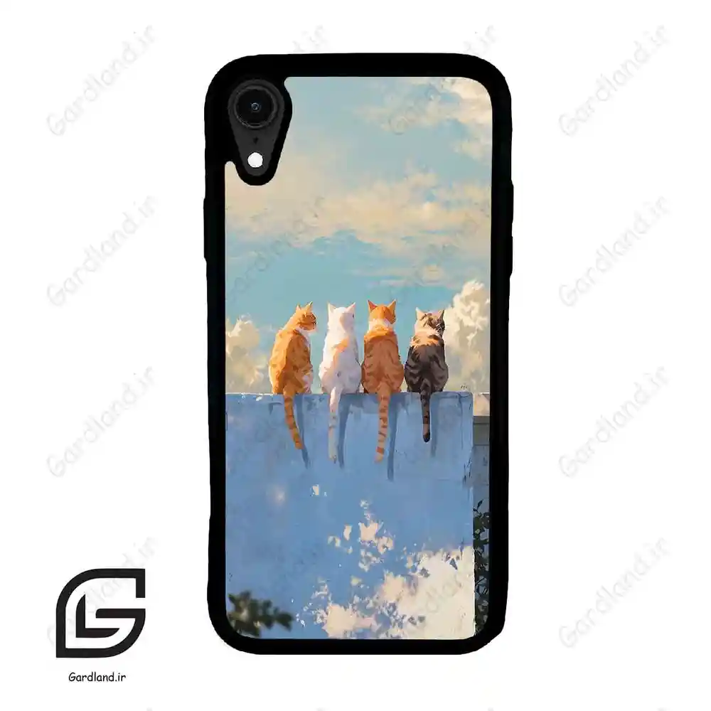 قاب گوشی آیفون ایکس آر (Iphone XR ) طرح گربه کد 2367