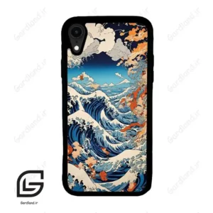 قاب گوشی آیفون ایکس آر (Iphone XR ) طرح موج کد 2418