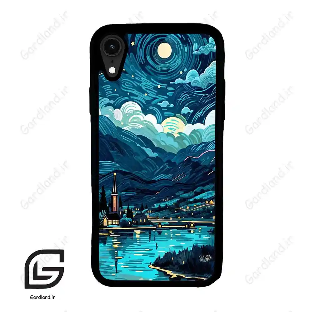 قاب گوشی آیفون ایکس آر (Iphone XR ) طرح شب کد 2425