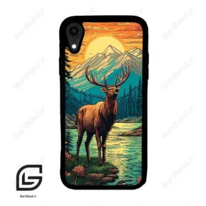 قاب گوشی آیفون ایکس آر (Iphone XR ) طرح گوزن کد 2471
