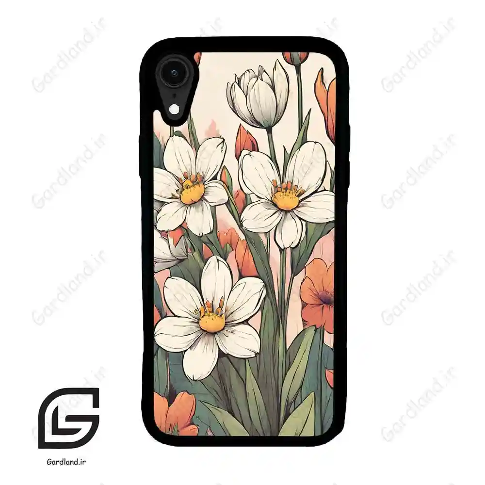 قاب گوشی آیفون ایکس آر (Iphone XR ) طرح گل کد 2475