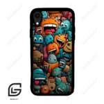 قاب گوشی آیفون ایکس آر (Iphone XR ) طرح استیکر کد 2478