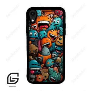 قاب گوشی آیفون ایکس آر (Iphone XR ) طرح استیکر کد 2478