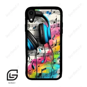 قاب گوشی آیفون ایکس آر (Iphone XR ) طرح موسیقی کد 2482
