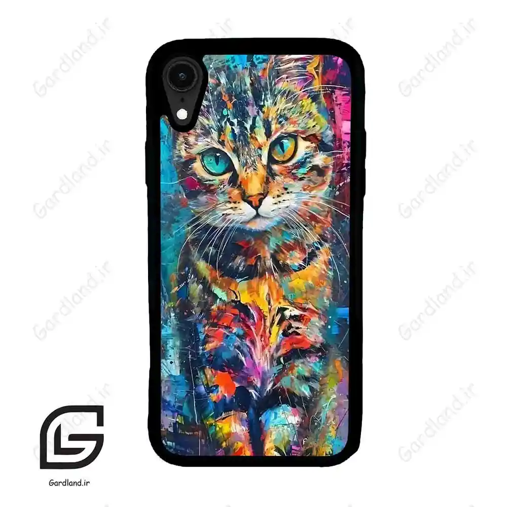 قاب گوشی آیفون ایکس آر (Iphone XR ) طرح گربه کد 2488