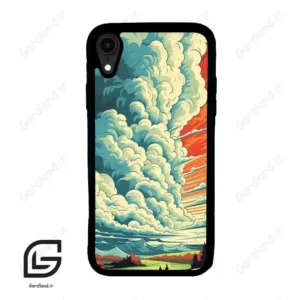 قاب گوشی آیفون ایکس آر (Iphone XR ) طرح ابرنگی کد 2491