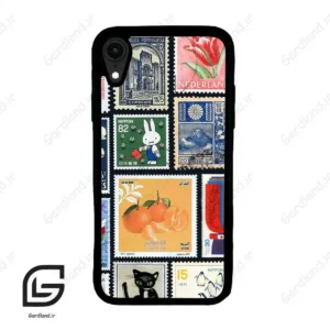 قاب گوشی آیفون ایکس آر (Iphone XR ) طرح تمبر کد 2603