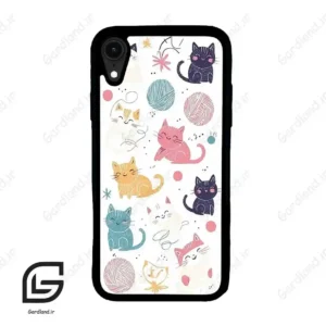 قاب گوشی آیفون ایکس آر (Iphone XR ) طرح گربه کد 2620