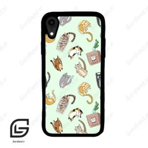 قاب گوشی آیفون ایکس آر (Iphone XR ) طرح گربه کد 2622