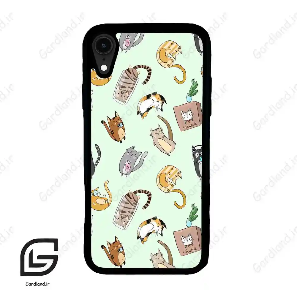 قاب گوشی آیفون ایکس آر (Iphone XR ) طرح گربه کد 2622