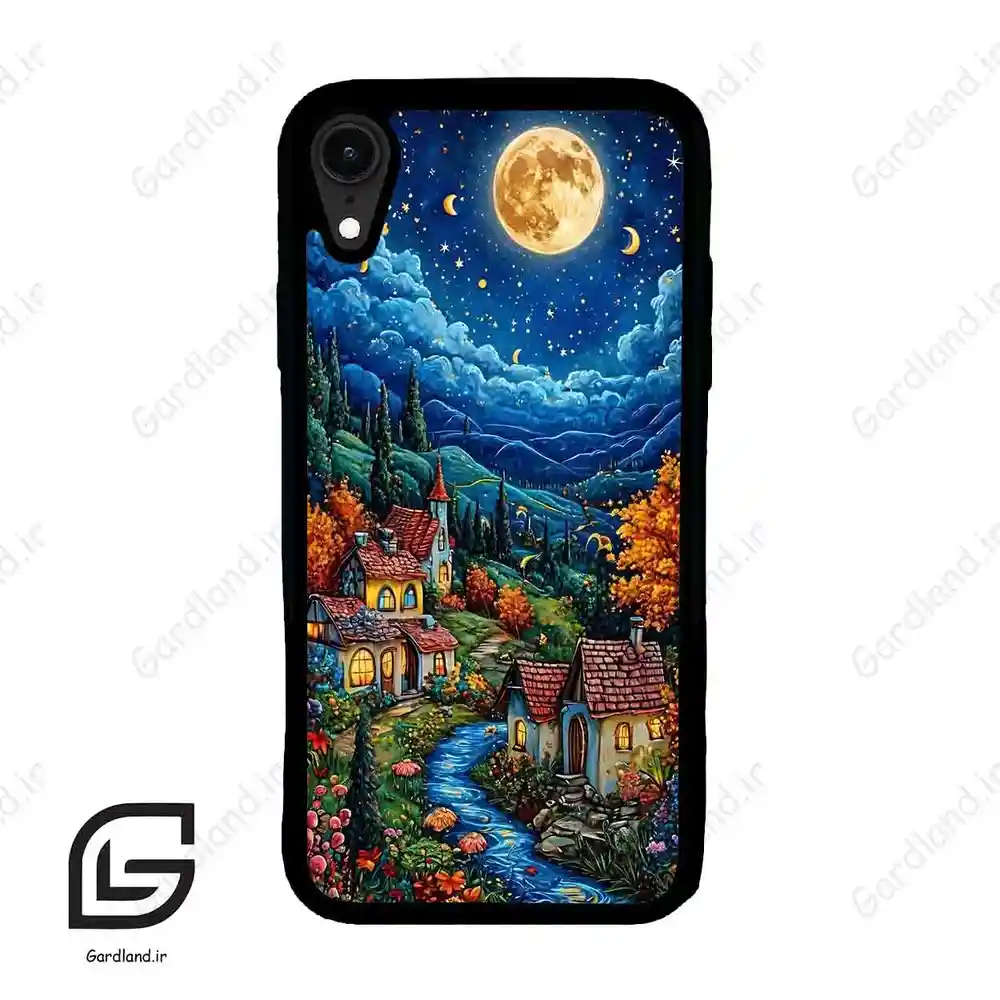 قاب گوشی آیفون ایکس آر (Iphone XR ) طرح دهکده کد 2732