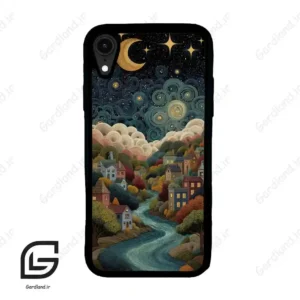 قاب گوشی آیفون ایکس آر (Iphone XR ) طرح دهکده کد 2736