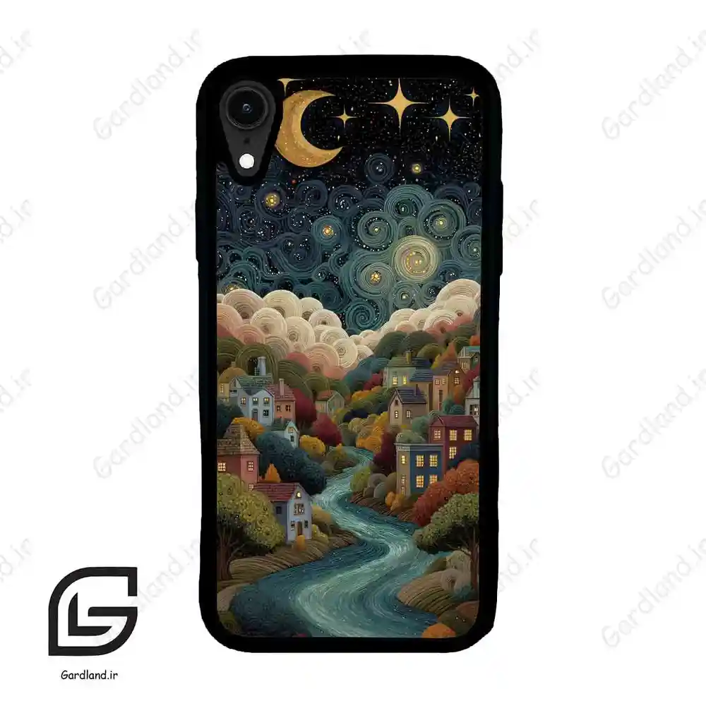 قاب گوشی آیفون ایکس آر (Iphone XR ) طرح دهکده کد 2736