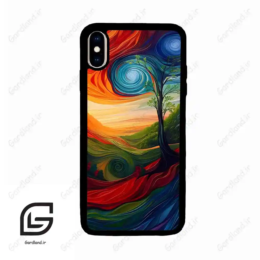 قاب گوشی آیفون ایکس اس مکس (Iphone Xs Max ) طرح طبیعت کد 2002