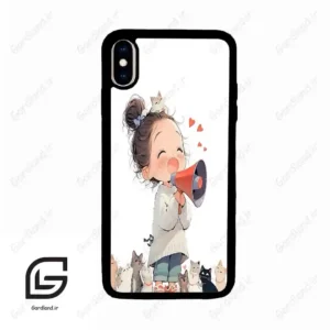 قاب گوشی آیفون ایکس اس مکس (Iphone Xs Max ) طرح دخترانه کد 2027