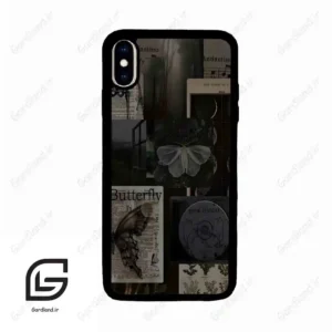 قاب گوشی آیفون ایکس اس مکس (Iphone Xs Max ) طرح پروانه کد 2096