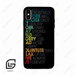 قاب گوشی آیفون ایکس اس مکس (Iphone Xs Max ) طرح متن کد 2332