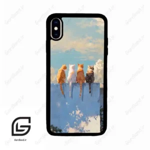 قاب گوشی آیفون ایکس اس مکس (Iphone Xs Max ) طرح گربه کد 2367