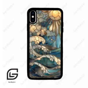 قاب گوشی آیفون ایکس اس مکس (Iphone Xs Max ) طرح شیشه کد 2393