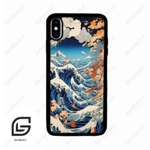 قاب گوشی آیفون ایکس اس مکس (Iphone Xs Max ) طرح موج کد 2418