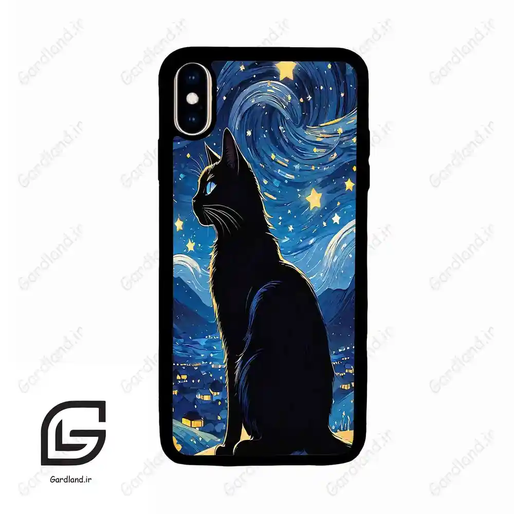 قاب گوشی آیفون ایکس اس مکس (Iphone Xs Max ) طرح گربه کد 2438