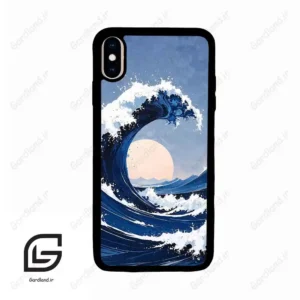 قاب گوشی آیفون ایکس اس مکس (Iphone Xs Max ) طرح موج کد 2443