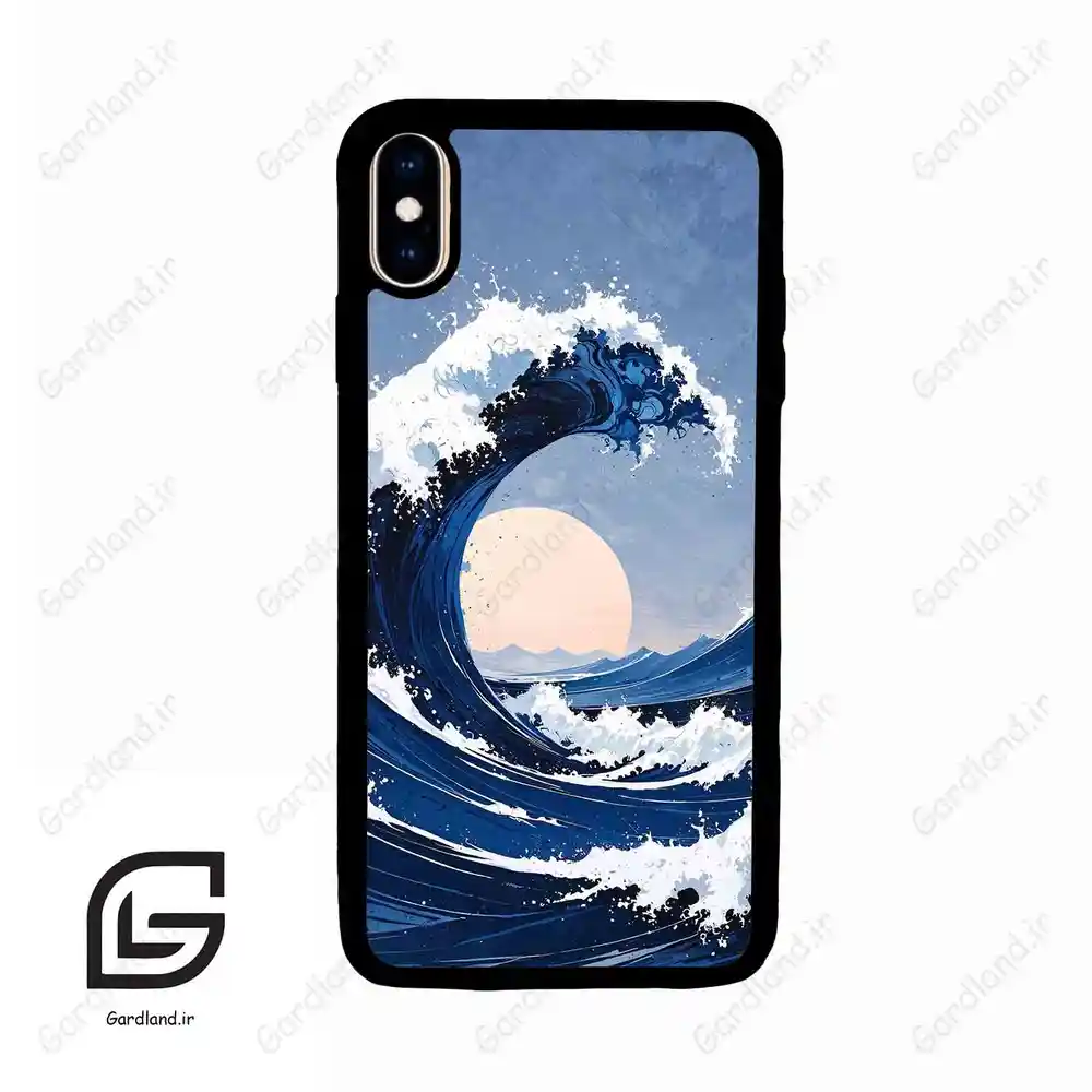 قاب گوشی آیفون ایکس اس مکس (Iphone Xs Max ) طرح موج کد 2443