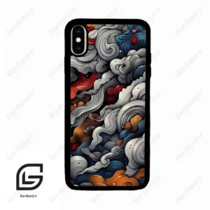 قاب گوشی آیفون ایکس اس مکس (Iphone Xs Max ) طرح ابرنگی کد 2448