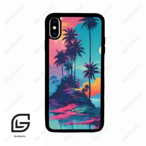 قاب گوشی آیفون ایکس اس مکس (Iphone Xs Max ) طرح جزیره کد 2461