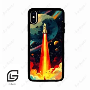 قاب گوشی آیفون ایکس اس مکس (Iphone Xs Max ) طرح موشک کد 2463