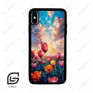 قاب گوشی آیفون ایکس اس مکس (Iphone Xs Max ) طرح گل کد 2466