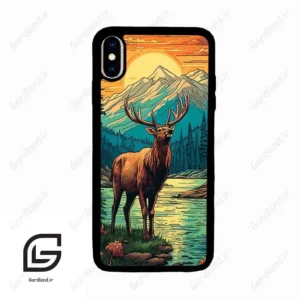 قاب گوشی آیفون ایکس اس مکس (Iphone Xs Max ) طرح گوزن کد 2471