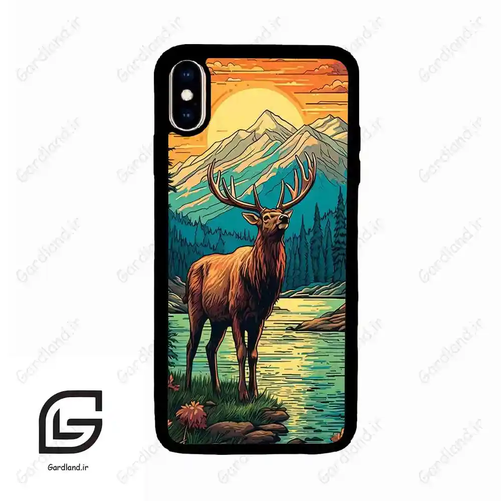قاب گوشی آیفون ایکس اس مکس (Iphone Xs Max ) طرح گوزن کد 2471