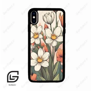 قاب گوشی آیفون ایکس اس مکس (Iphone Xs Max ) طرح گل کد 2475