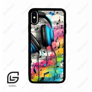 قاب گوشی آیفون ایکس اس مکس (Iphone Xs Max ) طرح موسیقی کد 2482