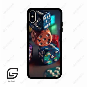 قاب گوشی آیفون ایکس اس مکس (Iphone Xs Max ) طرح تاس کد 2556