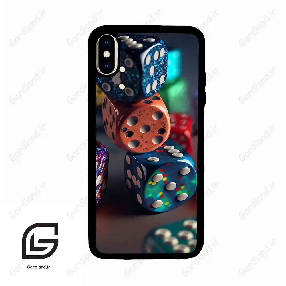 قاب گوشی آیفون ایکس اس مکس (Iphone Xs Max ) طرح تاس کد 2556