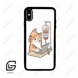 قاب گوشی آیفون ایکس اس مکس (Iphone Xs Max ) طرح گربه کد 2617