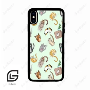 قاب گوشی آیفون ایکس اس مکس (Iphone Xs Max ) طرح گربه کد 2622