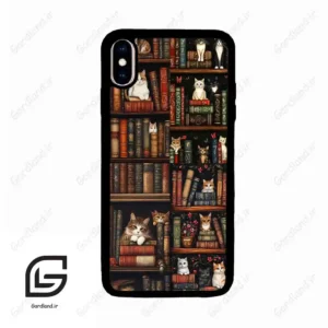 قاب گوشی آیفون ایکس اس مکس (Iphone Xs Max ) طرح کتابخانه کد 2675