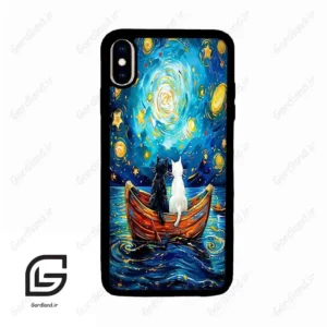 قاب گوشی آیفون ایکس اس مکس (Iphone Xs Max ) طرح گربه کد 2727