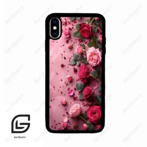 قاب گوشی آیفون ایکس اس مکس (Iphone Xs Max ) طرح رز کد 2744