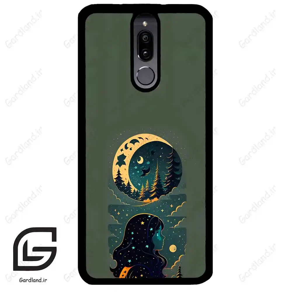 قاب گوشی هوآوی میت 10 لایت (Huawei Mate 10 Lite ) طرح ماه کد 2267