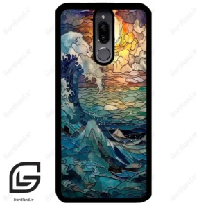 قاب گوشی هوآوی میت 10 لایت (Huawei Mate 10 Lite ) طرح موج کد 2413
