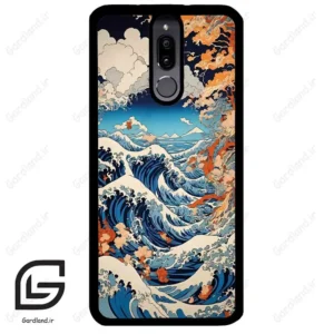 قاب گوشی هوآوی میت 10 لایت (Huawei Mate 10 Lite ) طرح موج کد 2418