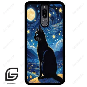 قاب گوشی هوآوی میت 10 لایت (Huawei Mate 10 Lite ) طرح گربه کد 2438