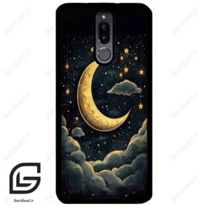 قاب گوشی هوآوی میت 10 لایت (Huawei Mate 10 Lite ) طرح ماه کد 2547